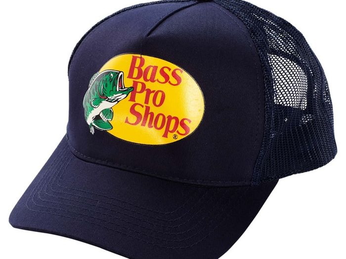 Bass Pro Shops Mesh Trucker Hat Navy