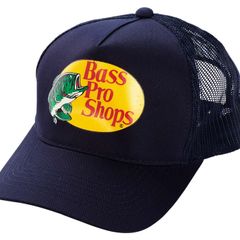 Bass Pro Shops Mesh Trucker Hat Navy