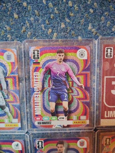 8 limited edition adrenalyn xl panini collection cards