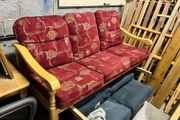 classic 3-seater wooden frame sof