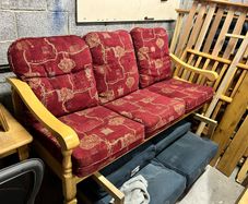 classic 3-seater wooden frame sof