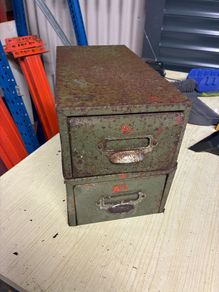 Set of 2 Veteran Series Vintage Drawers