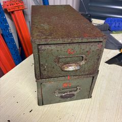 Set of 2 Veteran Series Vintage Drawers