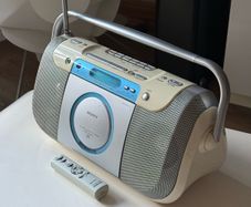 Sony CFD-E100L Boombox CD Radio Cassette with Remote