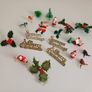 vintage christmas cake decorations can post Image 2