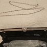 velvet & diamante clutch Image 3