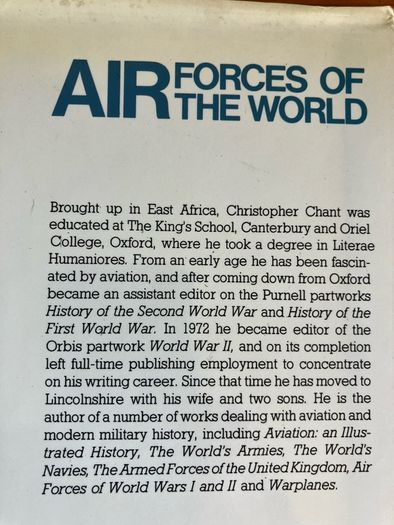 War book: 'Air Forces Of The World'