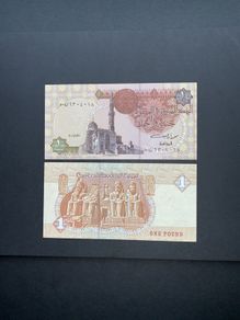 Egypt  1 Pound 2007    ( UNCIRCULATED ) Replacement Issue. Prefix 500.
