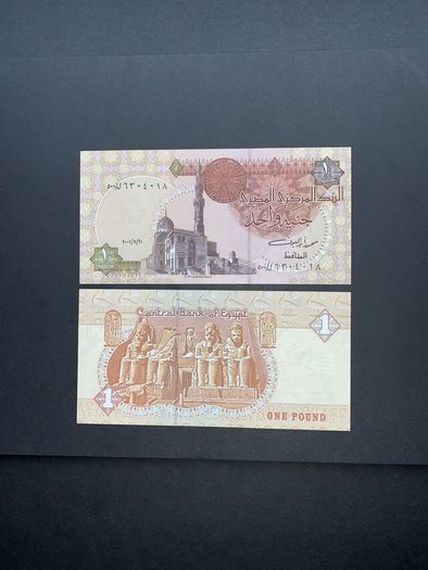 Egypt  1 Pound 2007    ( UNCIRCULATED ) Replacement Issue. Prefix 500.