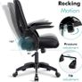 NEW SALE | Office Desk Chair, Ergonomic Mesh Chair With 90 Degree Flip-up Armrest Swivel Computer Chair With Lumbar Support, Adjustable Height, Back Support Image 6