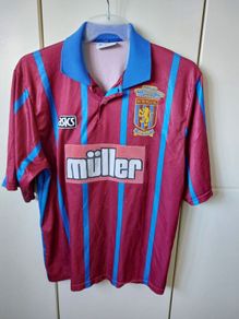 Asics Original Authentic Aston villa 1994 league cup winning Jersey