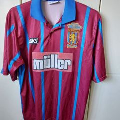 Asics Original Authentic Aston villa 1994 league cup winning Jersey