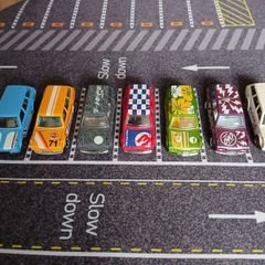 1/64 Hot Wheels Datsun 510 Wagon Lot x 7, Mystery Models, 5 Pack Loose Vgc