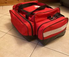 Medium Red Trauma Bag