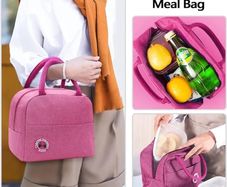 Stylish Pink Thermal Lunch Bag  Insulated, Lightweight & Durable
