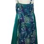 Klass Collection green / blue cotton sun dress size 10 includes postage Image 2