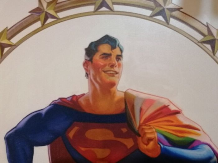 Superman Pride Flag Displate Poster