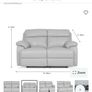 Leather Sofa Recliner - 2 Seater Image 5