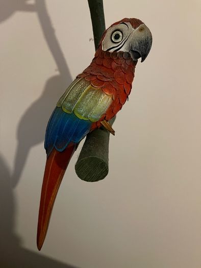 Handmade bird parrot