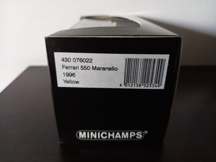 Minichamps 1/43 Ferrari 550 Maranello Yellow 430 076022 Diescast