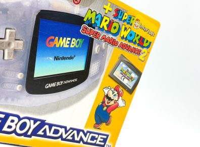 Nintendo Game Boy Advance Super Mario World Edition Console - Boxed and Beautiful