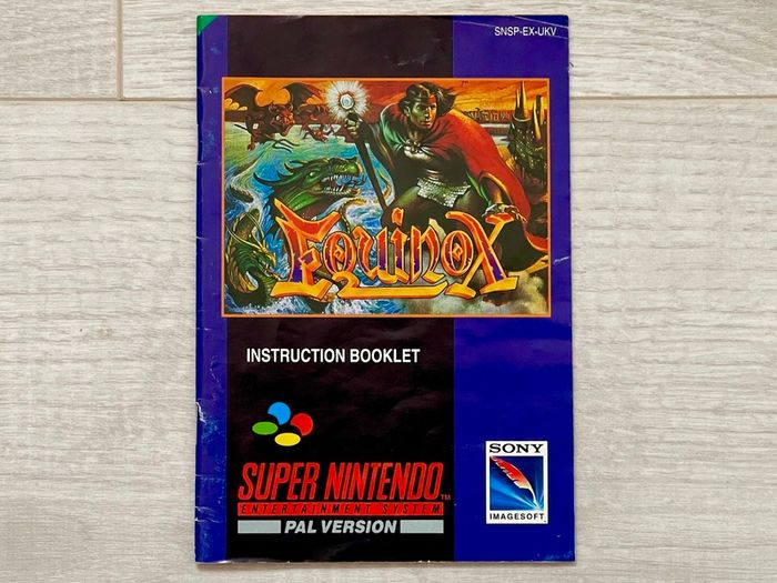 Equinox for Nintendo SNES - Boxed - Rare