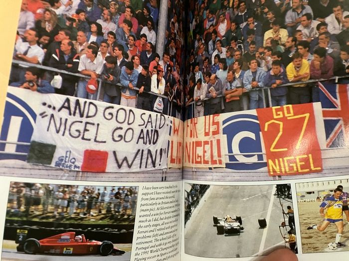Nigel Mansell, My Autobiography.