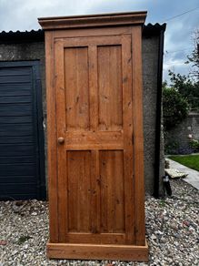 Pine wardrobe Shaker style