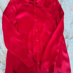 Dunnes Red blouse shirt