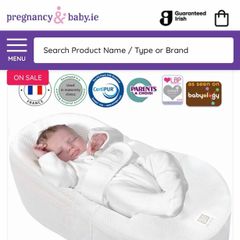 Red Castle Cocoonababy with fitted sheet