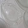 Vintage Arcoroc France Pressed glass fish Plate Image 10