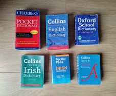 Dictionary - English/ Irish/ French