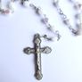 Vintage Natural Stone Beaded Rosary Image 3