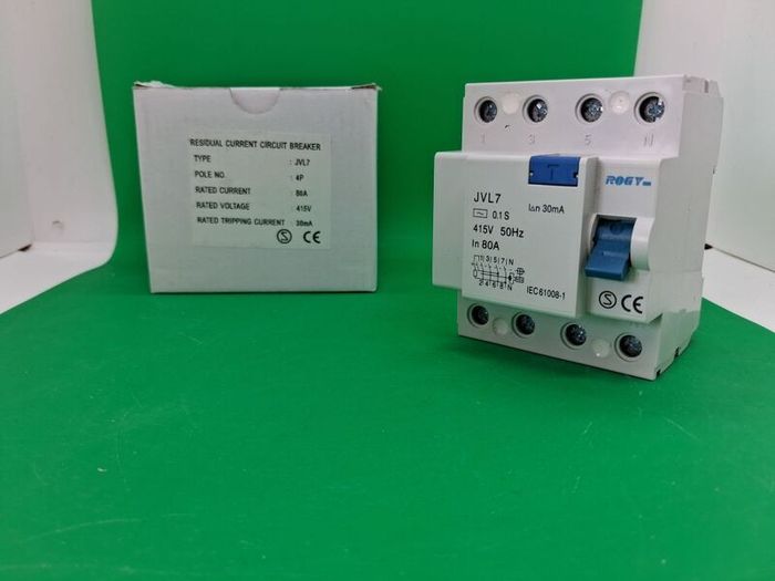Postage - 5 x Circuit Breakers RCCB 4P 80A 30mA 230v