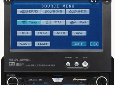 Pioneer avh-p5700 dvd player
