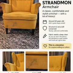 Ikea Strandmon Armchair Free