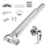 Push Bar Door Locks, Stainless Steel Panic Bars for Exit Doors, with Exterior Lever and 3 Keys, Push Bar Panic Exit Device Door Hardware for Metal Wood Door, for Left and Right Handed Doors Image 6