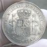 Spain 5 Pesetas 1871 (71) Silver 90%King Amadeo I Image 4