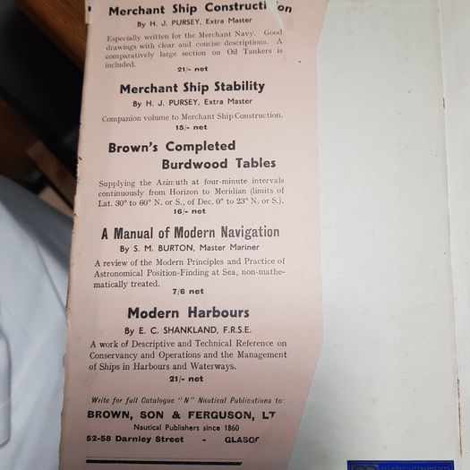 Tunnards Tanker Tables By B Tunnard.  A Handbook On Petroleum Metrology.