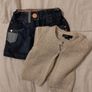 Next Blue Denim Skirt & Gap wool cardigan Image 7