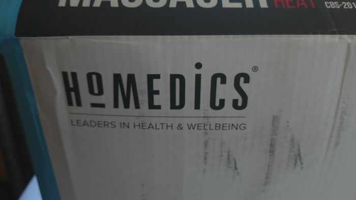 HoMedics Shiatsu Max 2.0 Back and Shoulder Massager with Heat CBS-2016-GB Grey Excellent Condition Boxed Very Little Use Works Perfectly