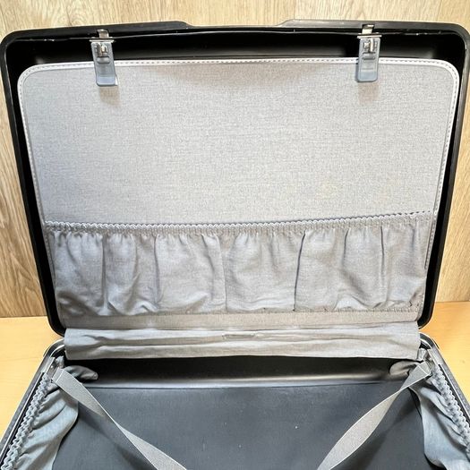Samsonite Large Hard Shell Briefcase Black - Vintage VGC