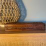 Vintage Asian Hand Carved Wooden Pencil Case Image 2