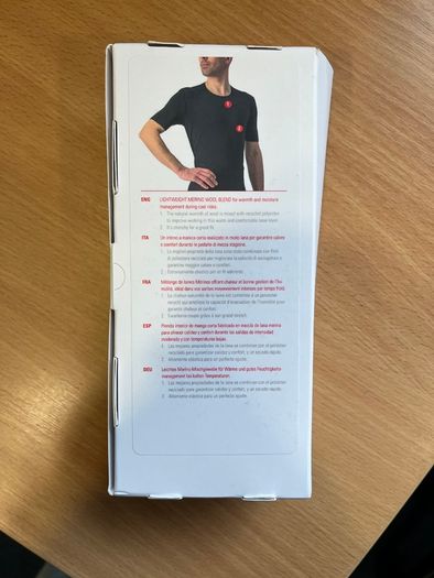 Castelli BANDITO WOOL SS Short Sleeve Thermal Cycling Base Layer