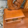 Late Victorian Oak Dressing Chest With Mirror. Image 8