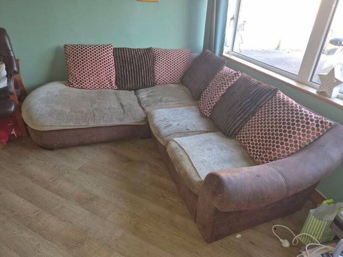 L shaped couch