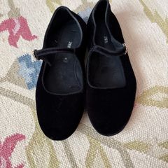 ZARA Velvet Flat Shoes