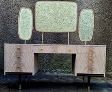 Mid-century formica dressing table