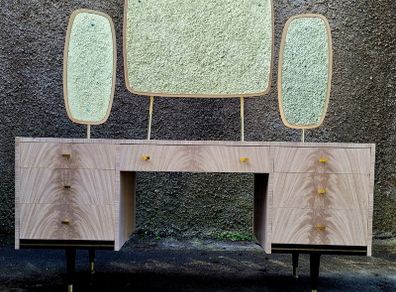 Mid-century formica dressing table