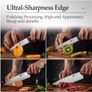 Kitchen Tools 6 PCS Kitchen Knife Set of Utility Cleaver Chef Bread Knife High Carbon German Stainless Steel Knives Sets Image 2